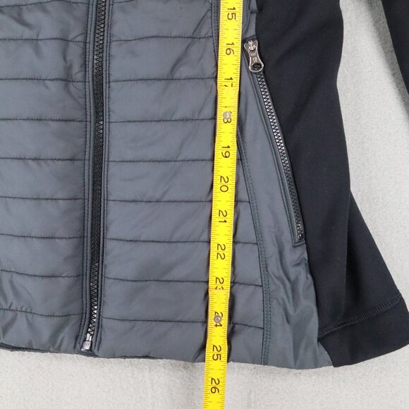 FLAW** LULULEMON First Mile Jacket Women 6 Black Glyde Softshell Lycra Mid Layer - Picture 9 of 9